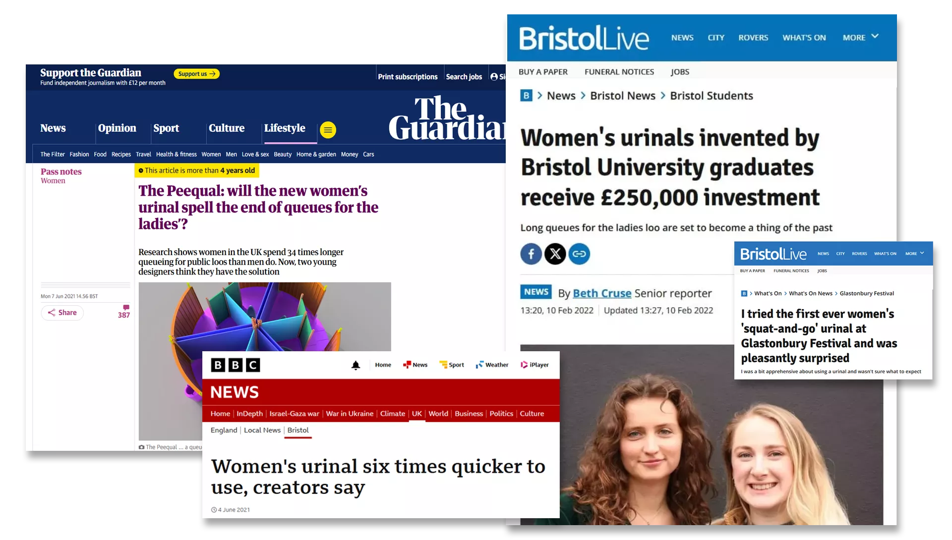 hazel mcshane (left) and amber probyn (right) appeared in bristol live after securing £250,000 in investment 