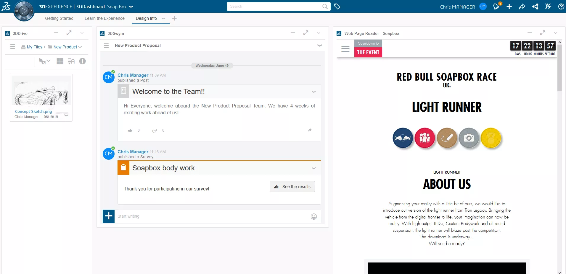 3d experience - dashboard creation 19 newpost