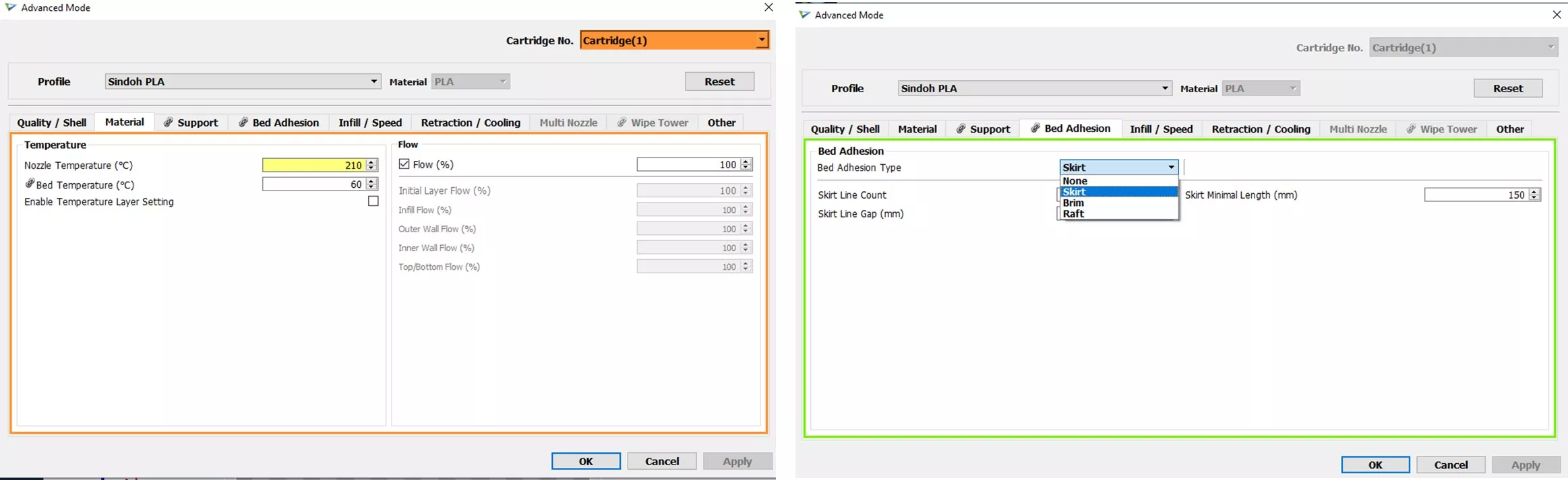 design considerations when 3d printing 4 printer settings
