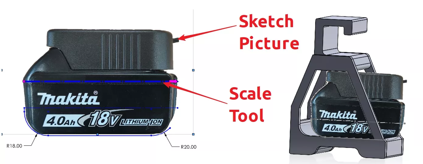 design considerations when 3d printing 2 sketch picture and scale tool