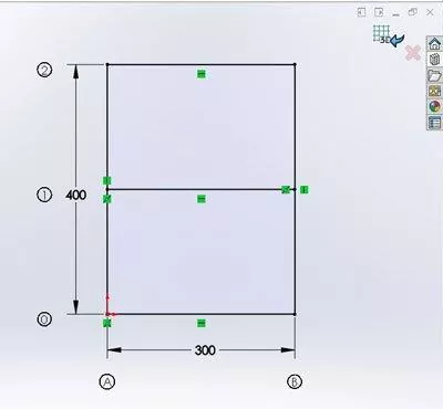 applying dimensions to the 3d sketch