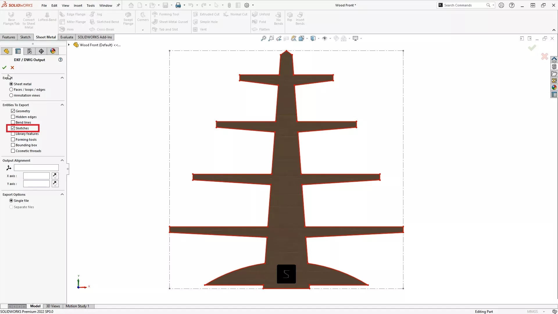 sheet metal selection