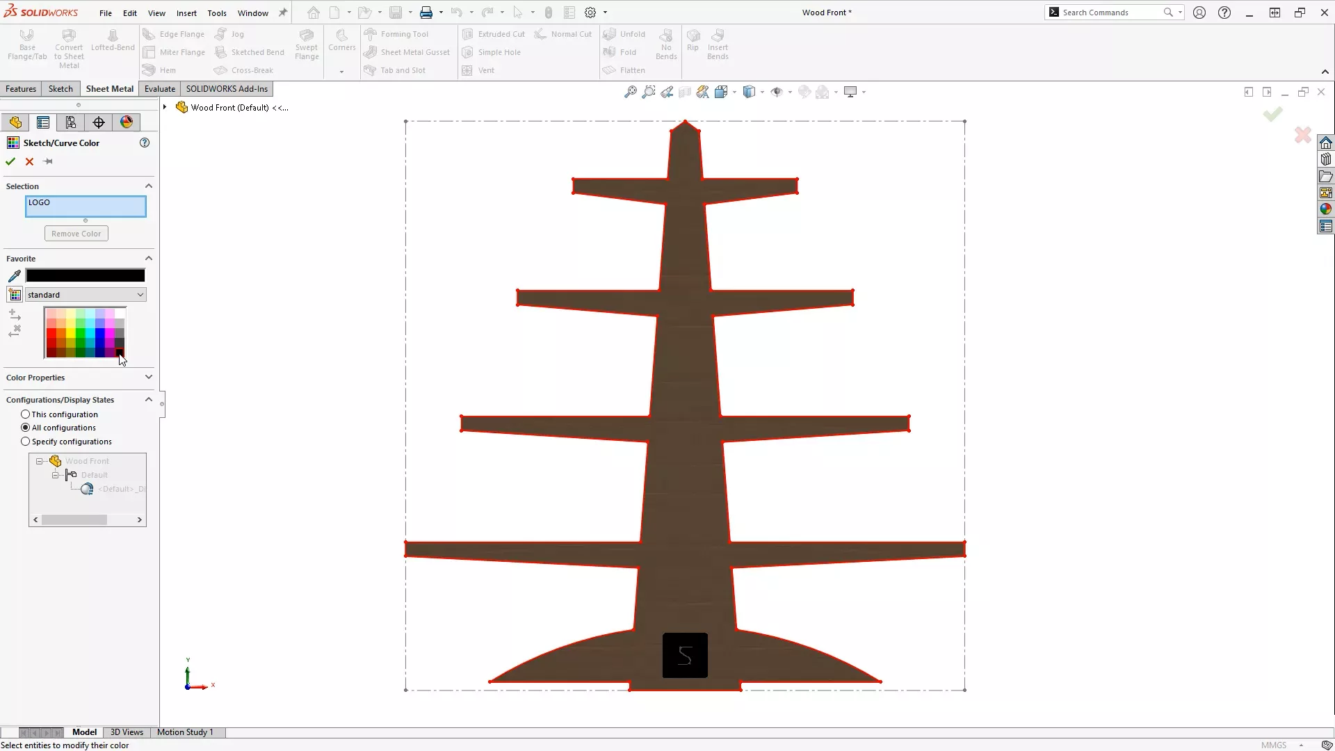 sketch lines coloured laser cut