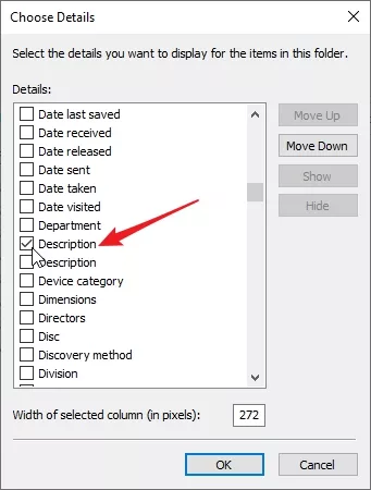 show solidworks descriptions in windows folders 2 step3